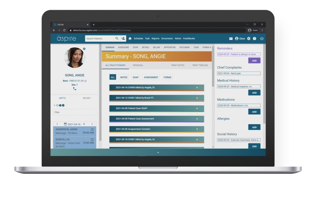 Features – Patient Experience – Electronic Health Record