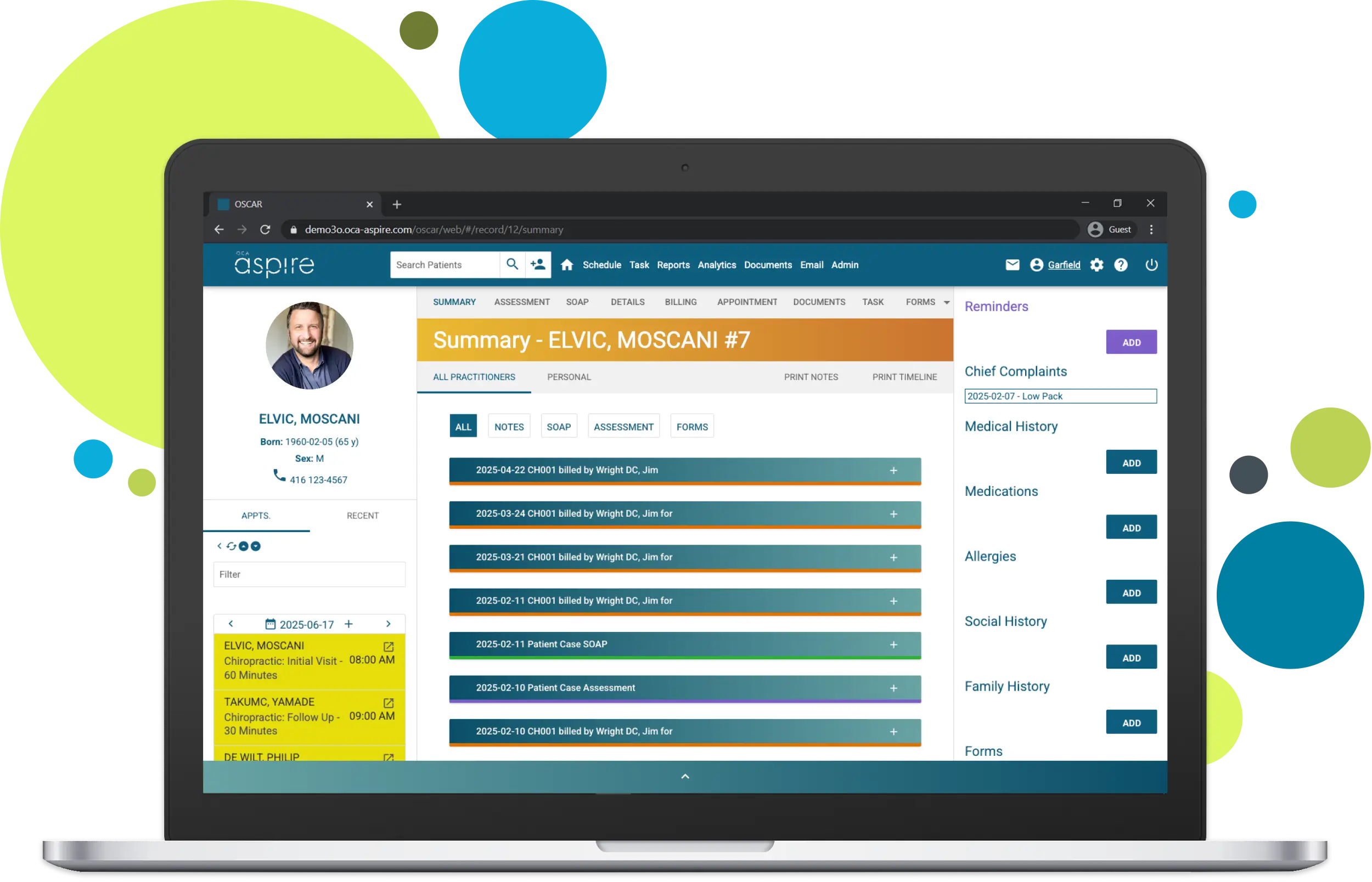 Preview of Aspire dashboard